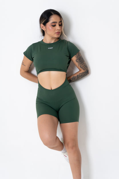 Enterizo Corto Verde