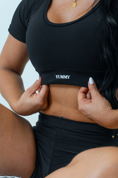 Set Short con Push Up Negro