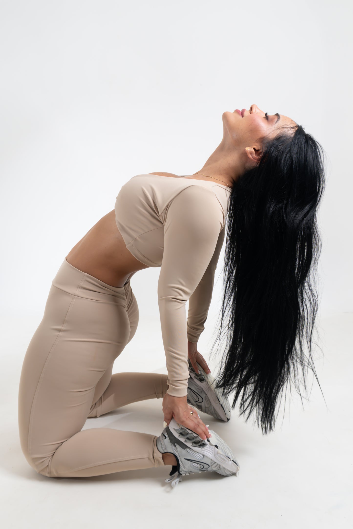 Set Leggins con Push Up Beige